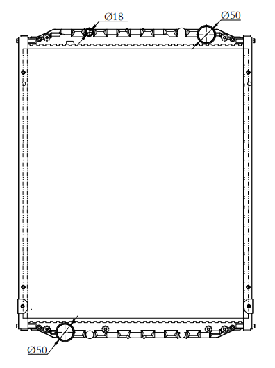 MAN Trucks Truck Radiator YF-MN007