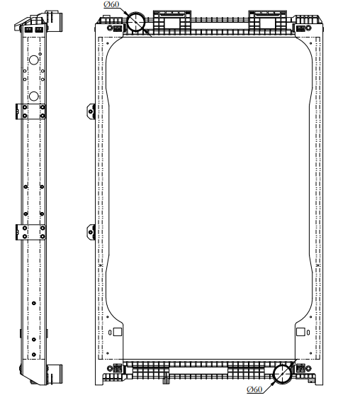 MAN Trucks Truck Radiator YF-MN009
