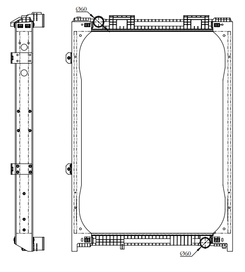 MAN Trucks Truck Radiator YF-MN010