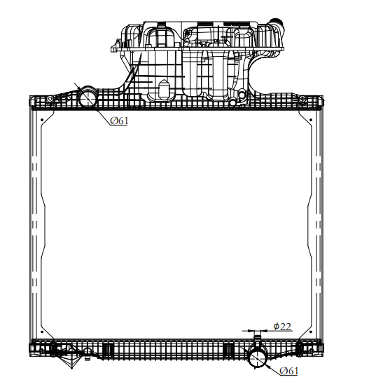 MAN Trucks Truck Radiator YF-MN017