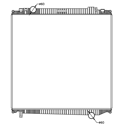 MAN Trucks Truck Radiator YF-MN023