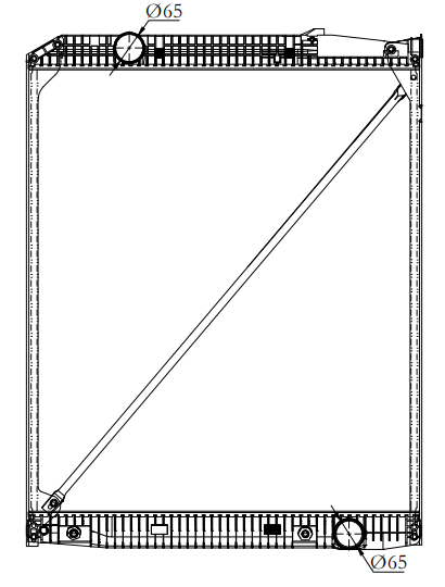 Mercedes-Benz Trucks Truck Radiator YF-MB002