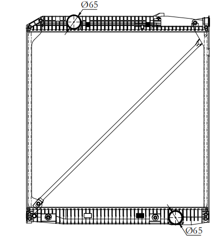 Mercedes-Benz Trucks Truck Radiator YF-MB004