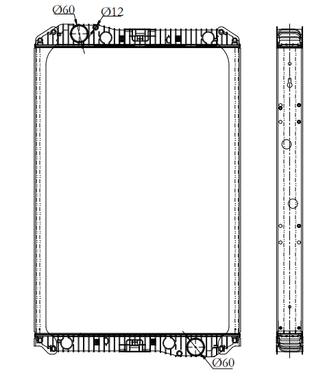 Mercedes-Benz Trucks Truck Radiator YF-MB012