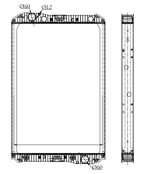 Mercedes-Benz Trucks Truck Radiator YF-MB013