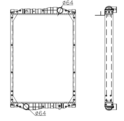 Mercedes-Benz Trucks Truck Radiator YF-MB015