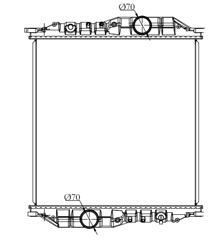 Mercedes-Benz Trucks Truck Radiator YF-MB016
