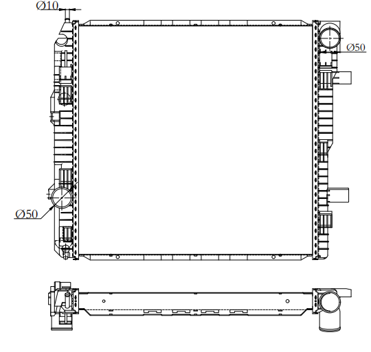Mercedes-Benz Trucks Truck Radiator YF-MB022
