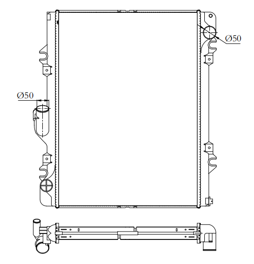 Mercedes-Benz Trucks Truck Radiator YF-MB024