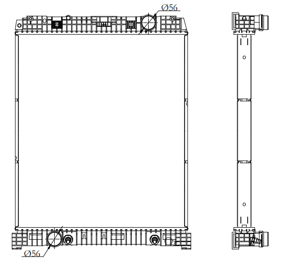 Mercedes-Benz Trucks Truck Radiator YF-MB025
