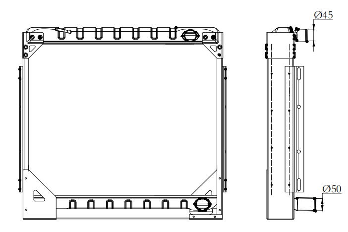 Mercedes-Benz Trucks Truck Radiator YF-MB026