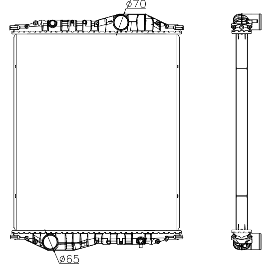 Mercedes-Benz Trucks Truck Radiator YF-MB027