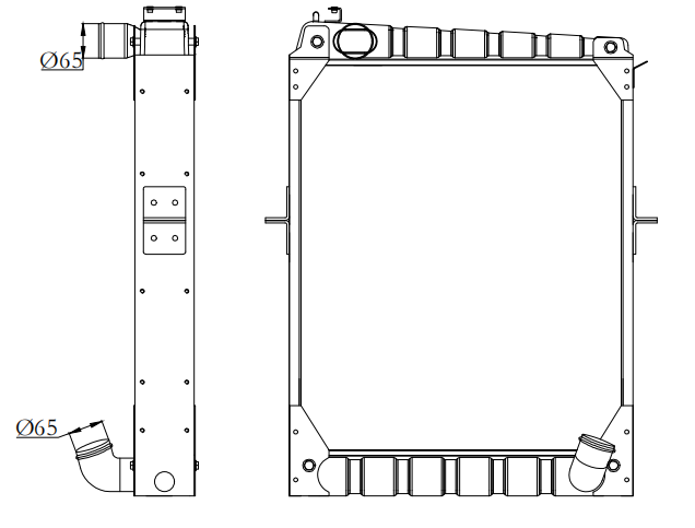 Mercedes-Benz Trucks Truck Radiator YF-MB028