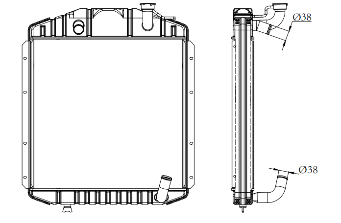 Mercedes-Benz Trucks Truck Radiator YF-MB029