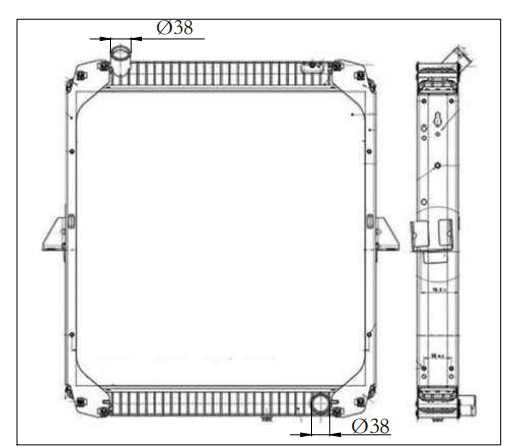 Mercedes-Benz Trucks Truck Radiator YF-MB030
