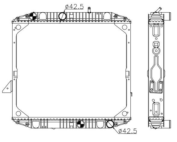 Mercedes-Benz Trucks Truck Radiator YF-MB031