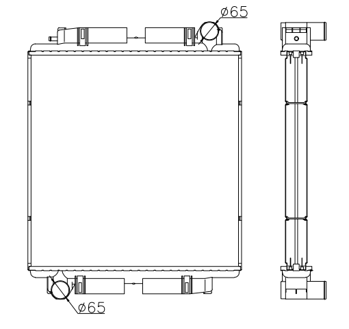 Mercedes-Benz Trucks Truck Radiator YF-MB037