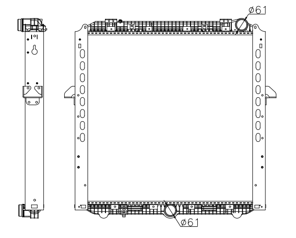 Mercedes-Benz Trucks Truck Radiator YF-MB038