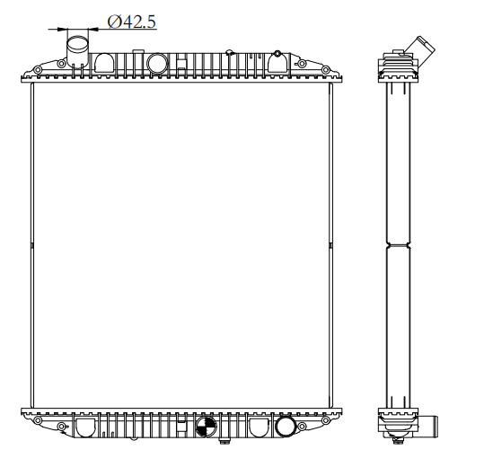 Mercedes-Benz Trucks Truck Radiator YF-MB039