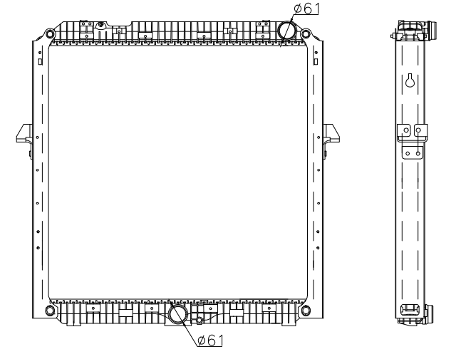Mercedes-Benz Trucks Truck Radiator YF-MB040