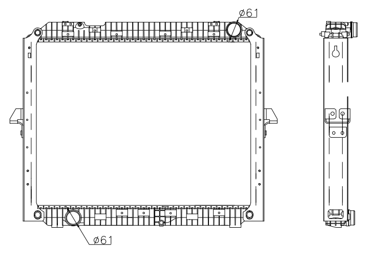 Mercedes-Benz Trucks Truck Radiator YF-MB042
