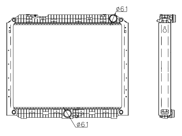 Mercedes-Benz Trucks Truck Radiator YF-MB043