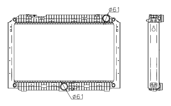 Mercedes-Benz Trucks Truck Radiator YF-MB044