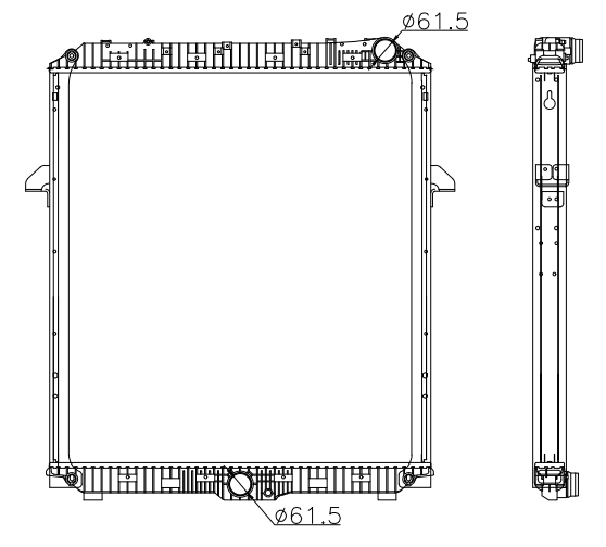 Mercedes-Benz Trucks Truck Radiator YF-MB046