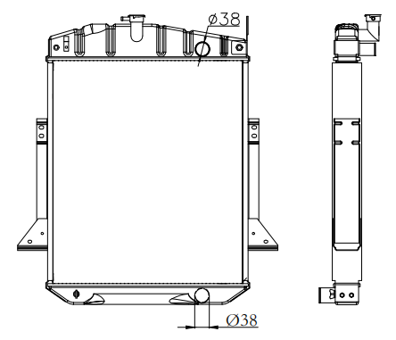 Mercedes-Benz Trucks Truck Radiator YF-MB050