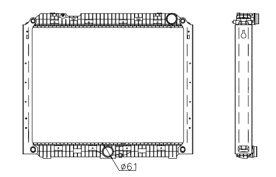 Mercedes-Benz Trucks Truck Radiator YF-MB053