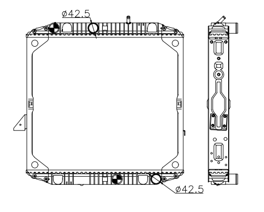 Mercedes-Benz Trucks Truck Radiator YF-MB058