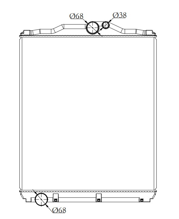 Mitsubishi Trucks Truck Radiator YF-MI001