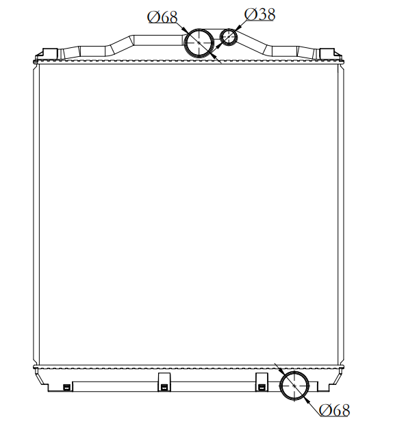 Mitsubishi Trucks Truck Radiator YF-MI005