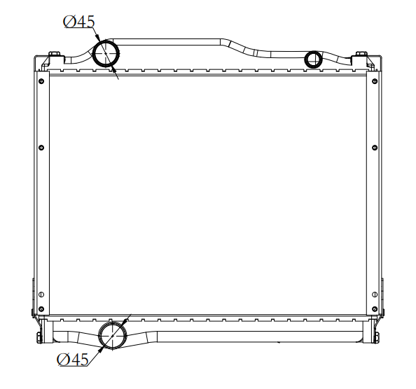 Mitsubishi Trucks Truck Radiator YF-MI007