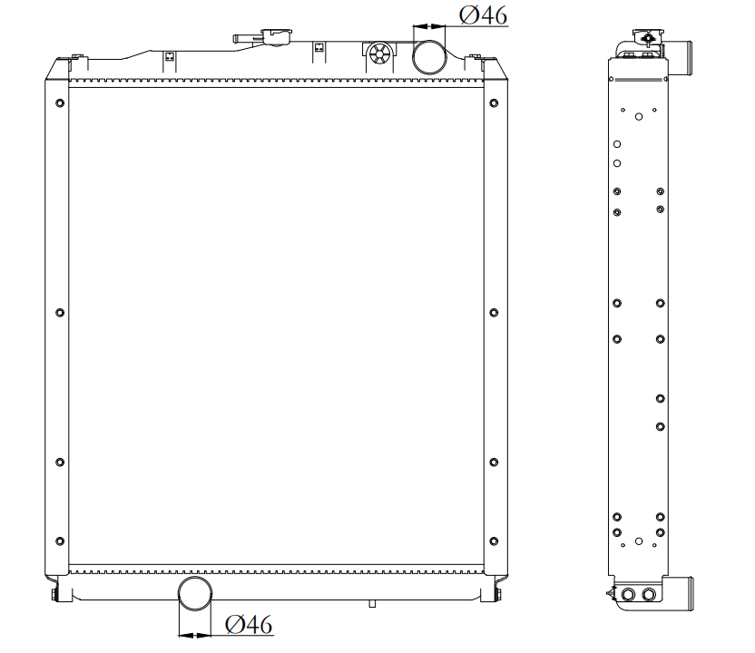 Mitsubishi Trucks Truck Radiator YF-MI012