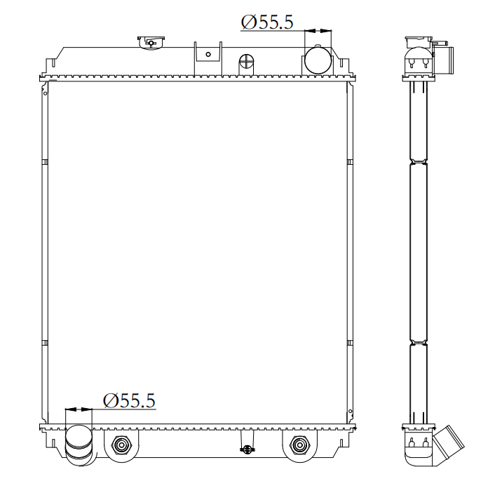 Mitsubishi Trucks Truck Radiator YF-MI014