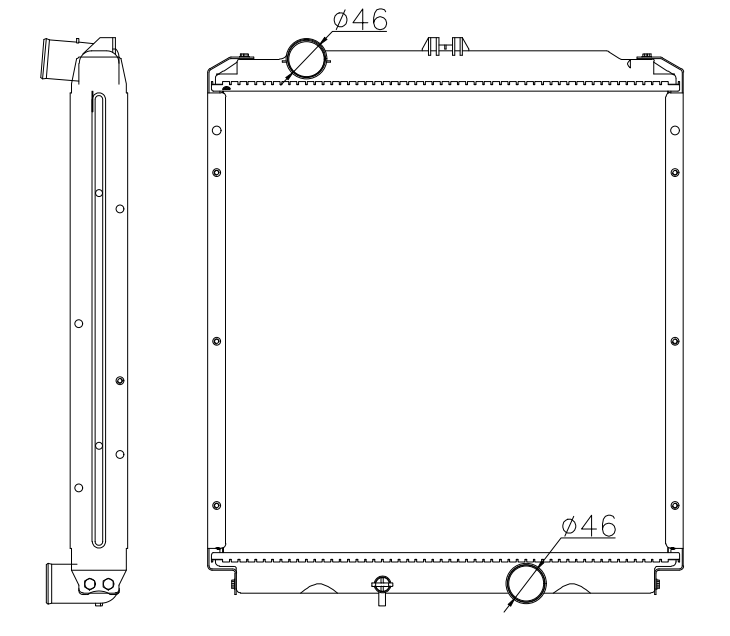 Mitsubishi Trucks Truck Radiator YF-MI019