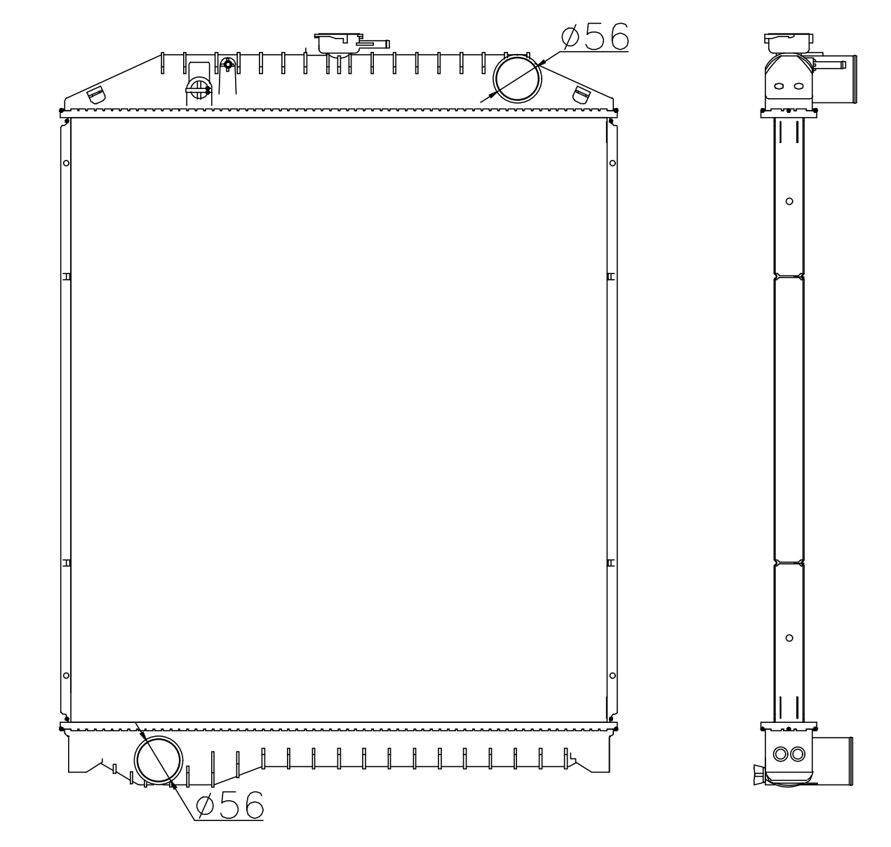 Nissan Trucks Truck Radiator YF-NS001