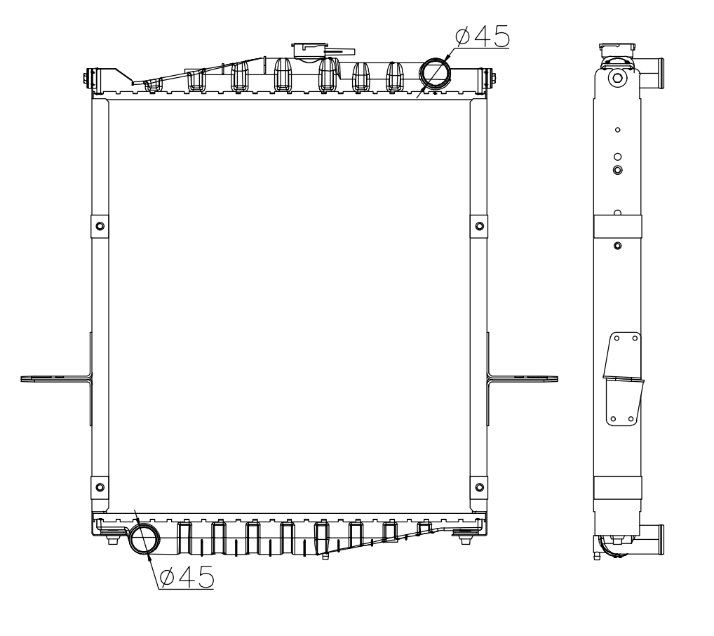 Nissan Trucks Truck Radiator YF-NS002