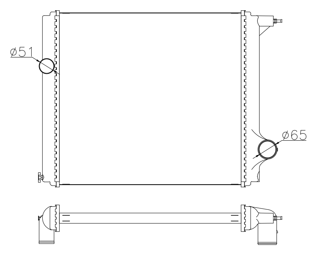 Nissan Trucks Truck Radiator YF-NS008
