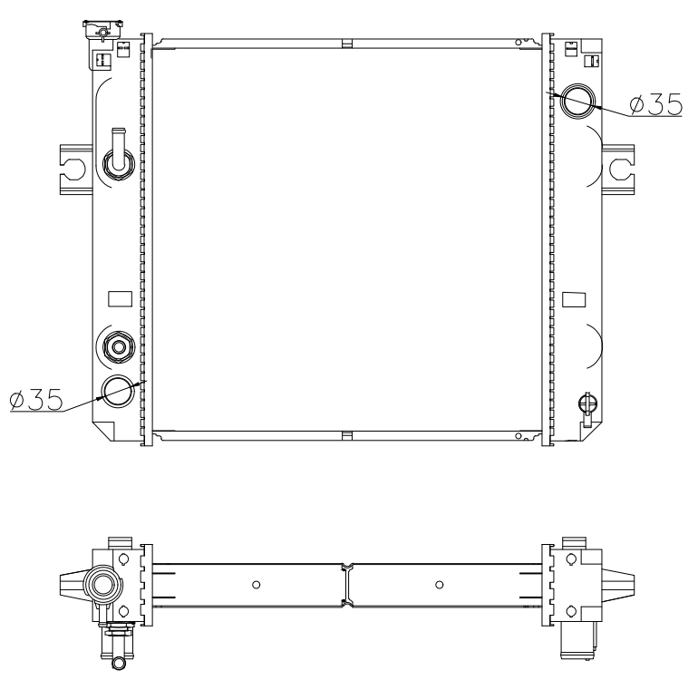Nissan Trucks Truck Radiator YF-NS011