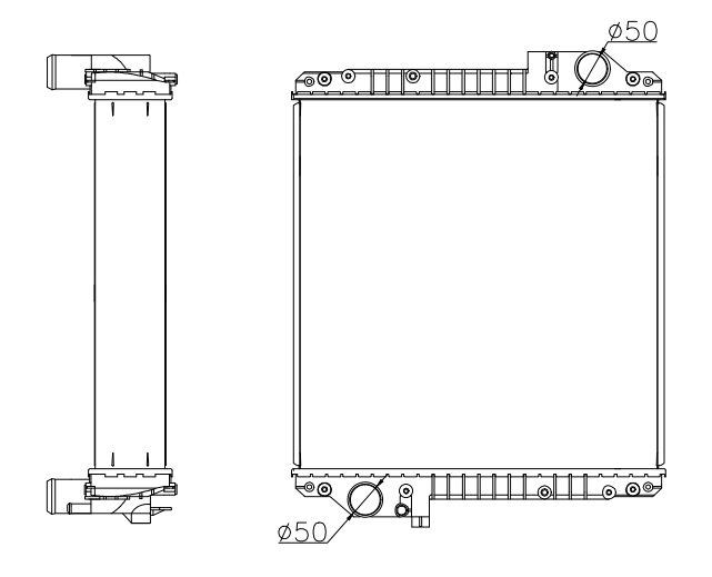 Perkins Generator & Industrial Radiator YF-PE-6