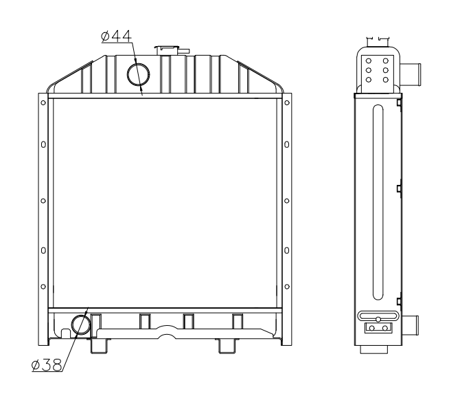 Perkins Generator & Industrial Radiator YF-PE-8
