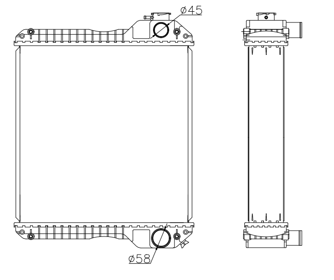 Perkins Generator & Industrial Radiator YF-PE-9