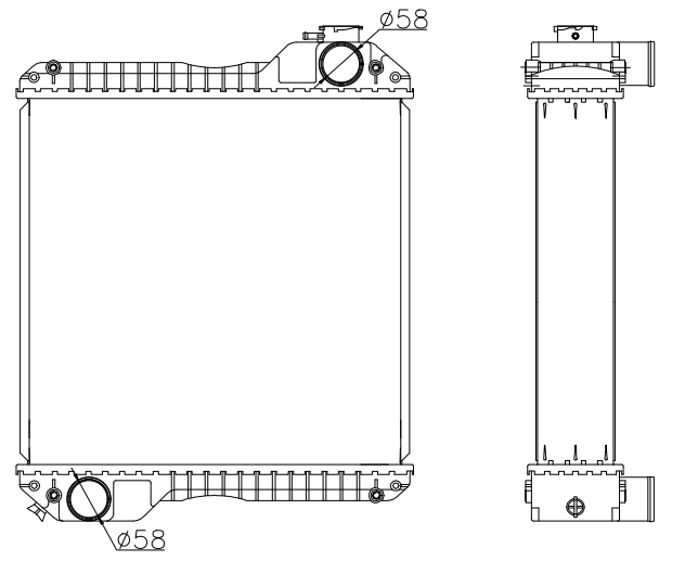 Perkins Generator & Industrial Radiator YF-PE-13
