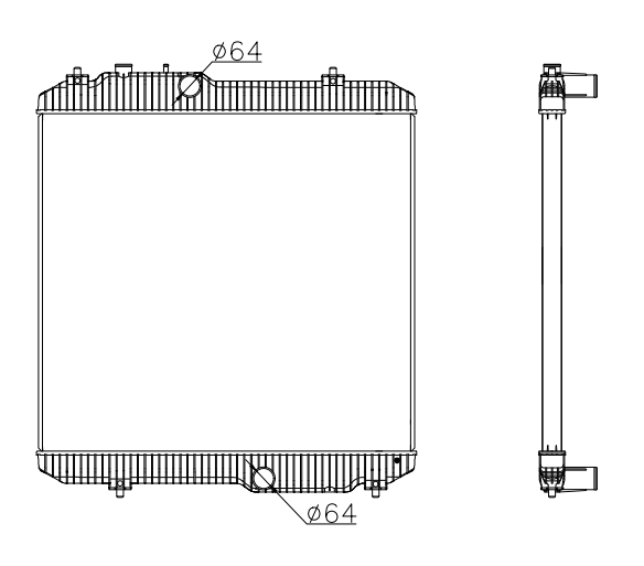 Perkins Generator & Industrial Radiator YF-PE-18