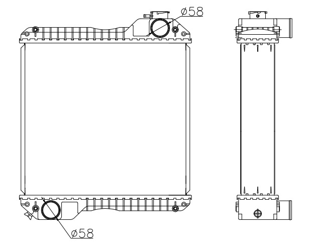 Perkins Generator & Industrial Radiator YF-PE-19