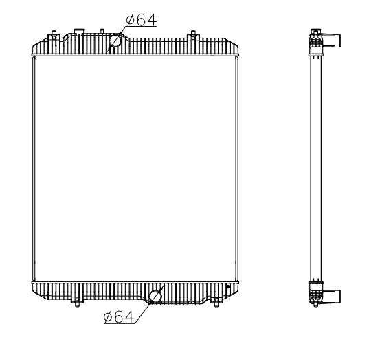 Perkins Generator & Industrial Radiator YF-PE-21