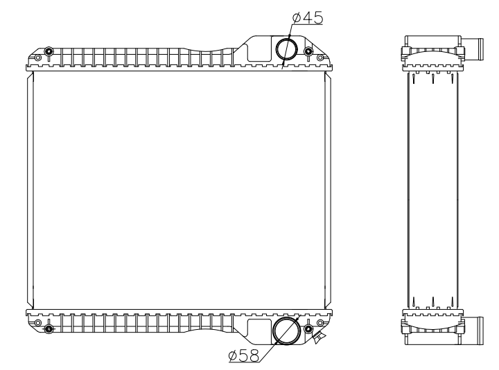 Perkins Generator & Industrial Radiator YF-PE-22