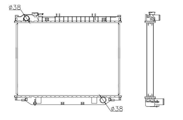 Perkins Generator & Industrial Radiator YF-PE-29
